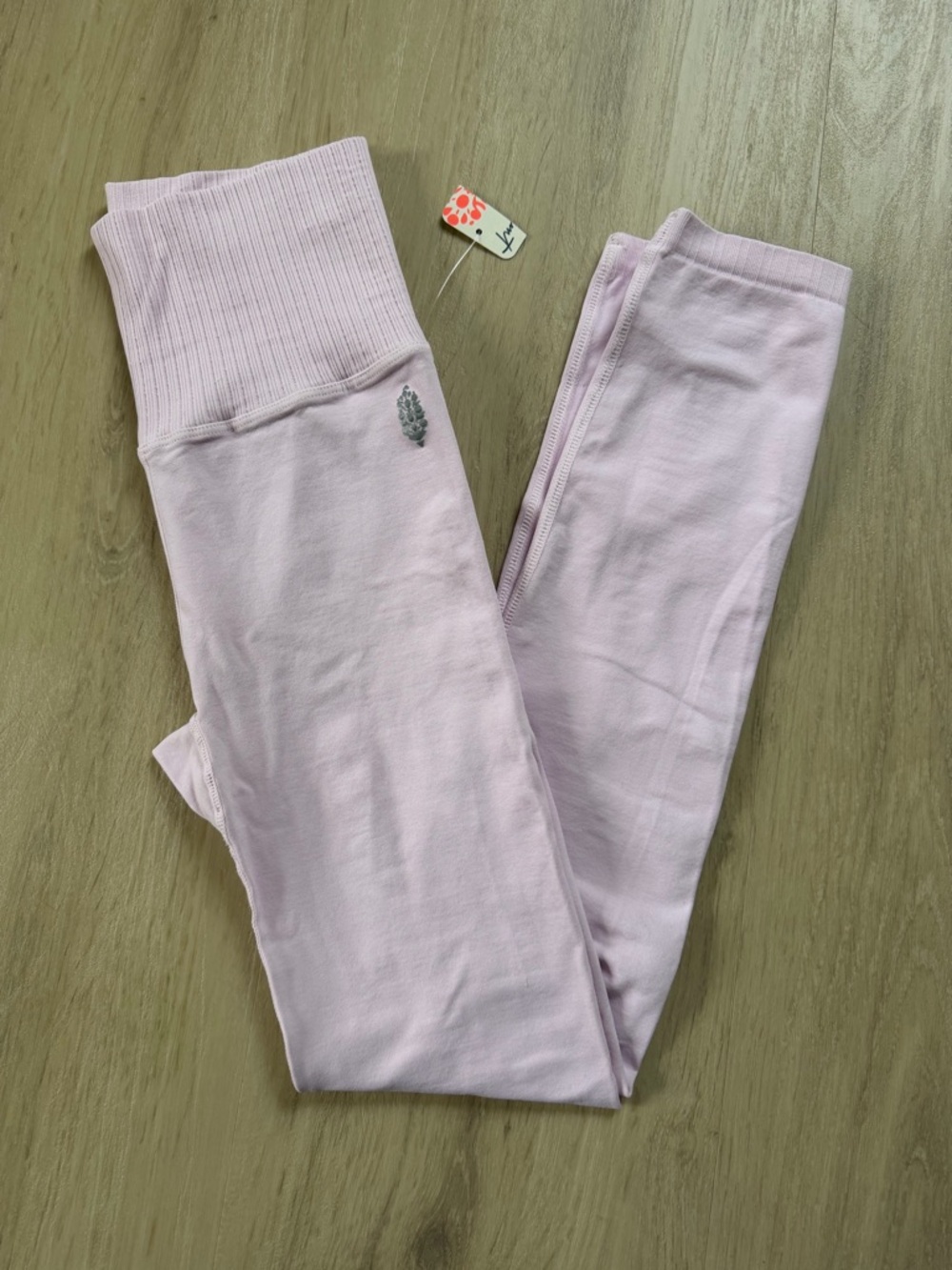 FP Movement Pale Pink 7/8 length good karma Leggings - size XS/S